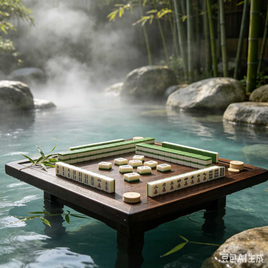 traditional oriental mahjong tiles