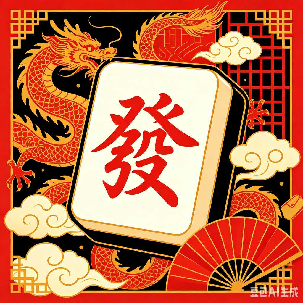 minimal text mahjong set