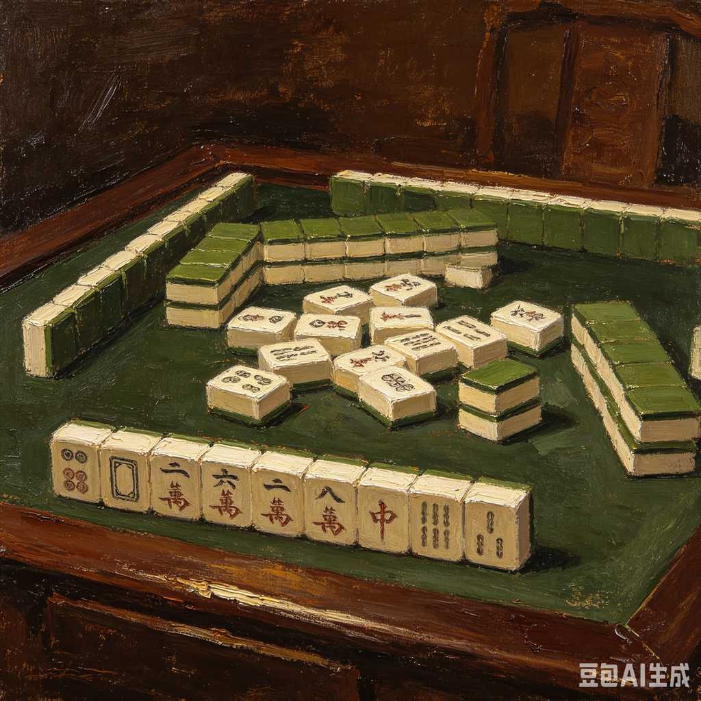 mahjong table mat