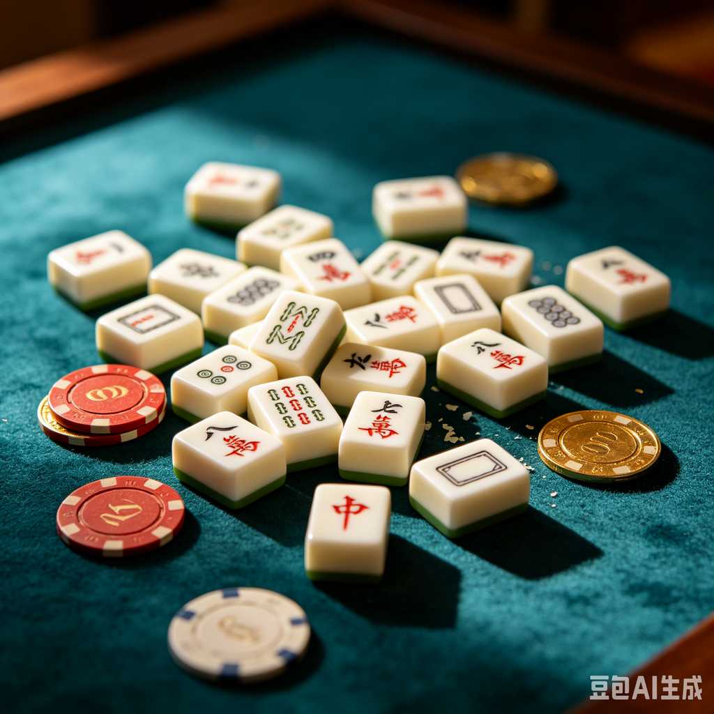 mahjong set with storage case